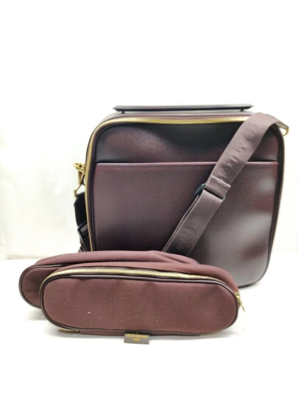 louis vuitton Hand Bag Tula Brown Taiga 626-042925